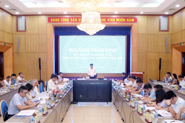 Hội nghị thẩm định Quy hoạch tỉnh Kon Tum thời kỳ 2021-2030, tầm nhìn đến năm 2050