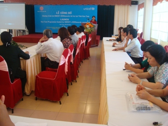 Lễ công bố tài trợ UNICEF ZEROaward tại tỉnh Kon Tum