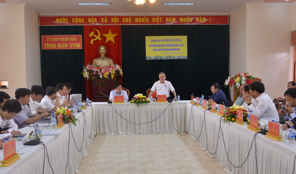 Bộ trưởng Bộ Kế hoạch và Đầu tư thăm và làm việc với lãnh đạo tỉnh Kon Tum