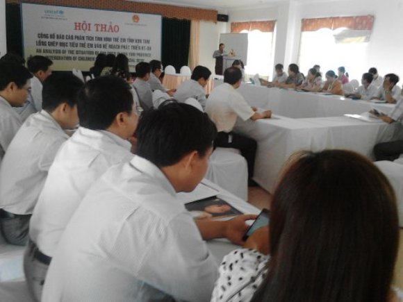 Hội thảo Công bố Báo cáo Phân tích tình hình trẻ em tỉnh Kon Tum